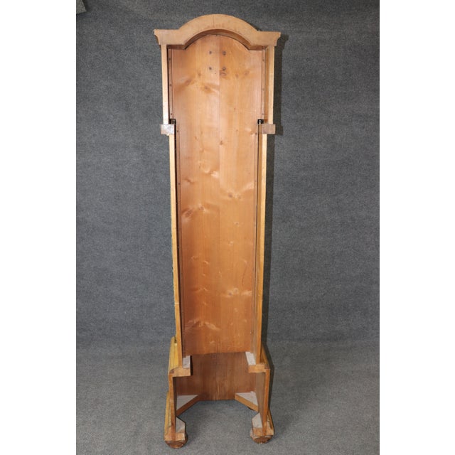 Antique French Empire Style Bronze and Marble Mounted Tall Case Clock For Sale - Image 15 of 15