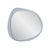 Gray Ahrends Asymmetrical Mirror with Gray Glass Framing For Sale - Image 8 of 11