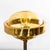 Brass and Amber Glass Table Lamp, 1960s For Sale - Image 3 of 9