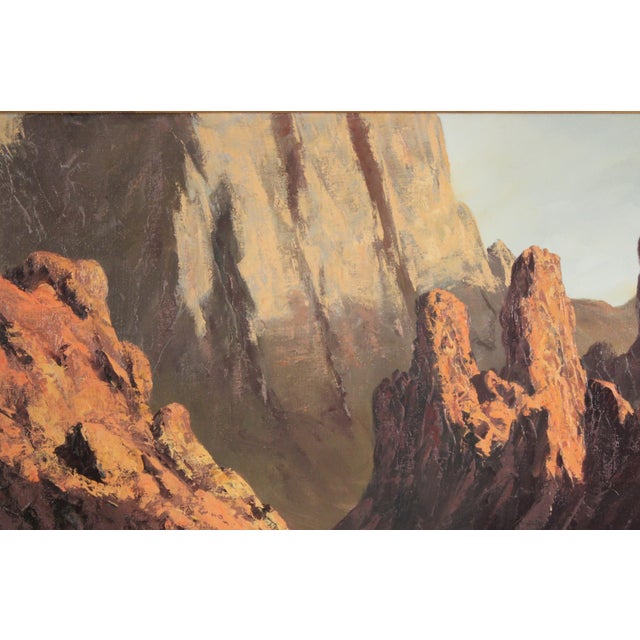 Red Rock Painting by Segundo Huertas (1923-2010) For Sale - Image 4 of 11