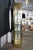Brass Vintage Hollywood Regency Brass & Glass Curio Display Cabinet Vitrine MCM 80" For Sale - Image 8 of 18