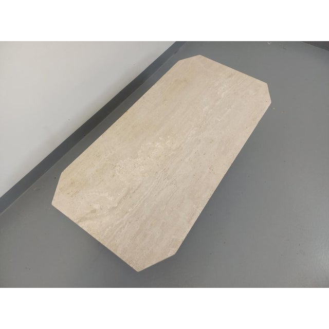 Stone Vintage Travertine Coffee Table, 1980s For Sale - Image 7 of 15