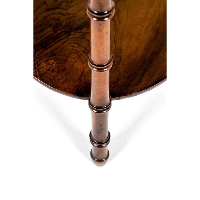 Brown Olive Wood Occasional Table For Sale - Image 8 of 10