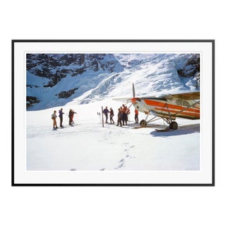 Toni Frissell 'Ski Plane' Archival Pigment Print Framed in Black For Sale