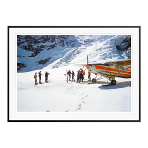 Toni Frissell 'Ski Plane' Archival Pigment Print Framed in Black