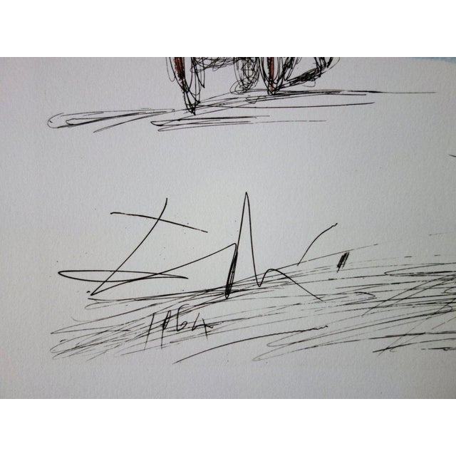 Salvador Dali, New-York City: Plaza, 1964, Lithograph For Sale - Image 6 of 7