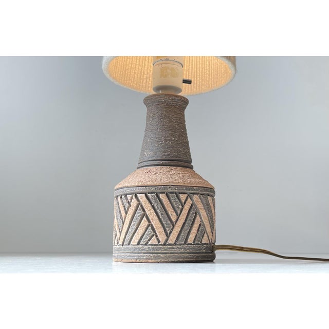 Mid-Century Modern Vintage Italian Sgraffito Table Lamp from Fratelli Fanciullacci, 1960s For Sale - Image 3 of 8