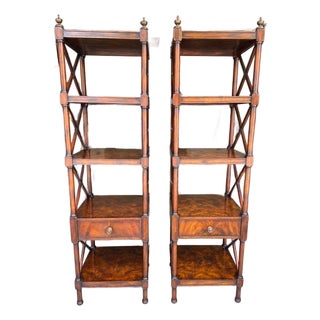 Pair of Wooden Étagères For Sale