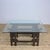 Industrial Coffee Table of Cast Iron and Glass Top For Sale - Image 3 of 15
