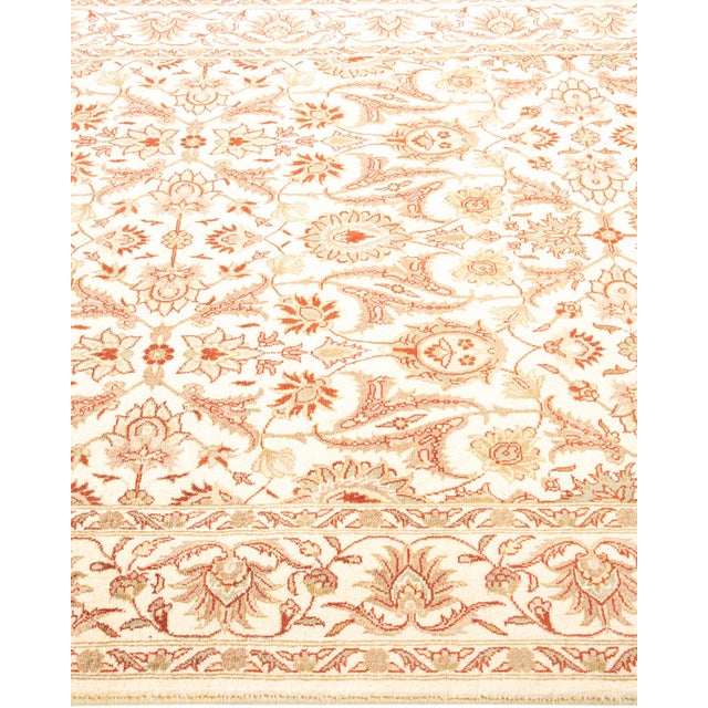 Solo Rugs Mogul, One-of-a-Kind Hand-Knotted Area Rug - Ivory, 4' 2" x 6' 5" For Sale - Image 4 of 8