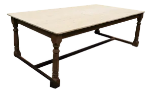 Large Farmhouse Pine Table, 1970s