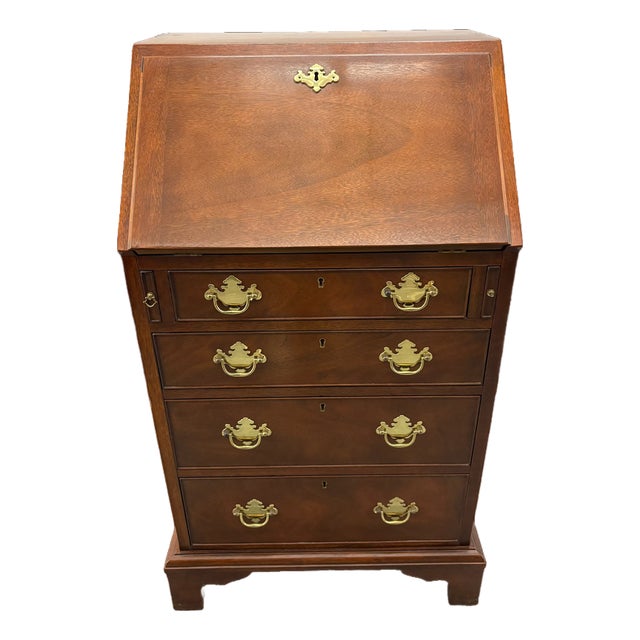 Late 20th Century Baker Furniture Historic Charleston Collection Secretary Desk For Sale