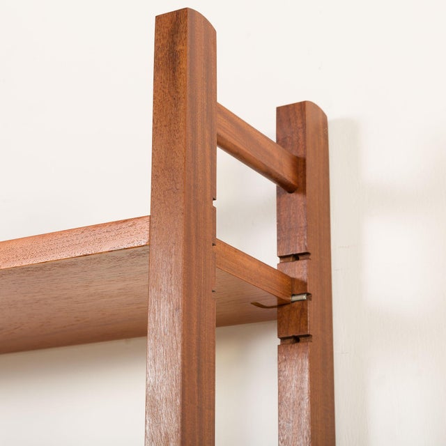 Scandinavian Free-Standing Teak Wall Unit, Norway, 1960s For Sale - Image 18 of 18