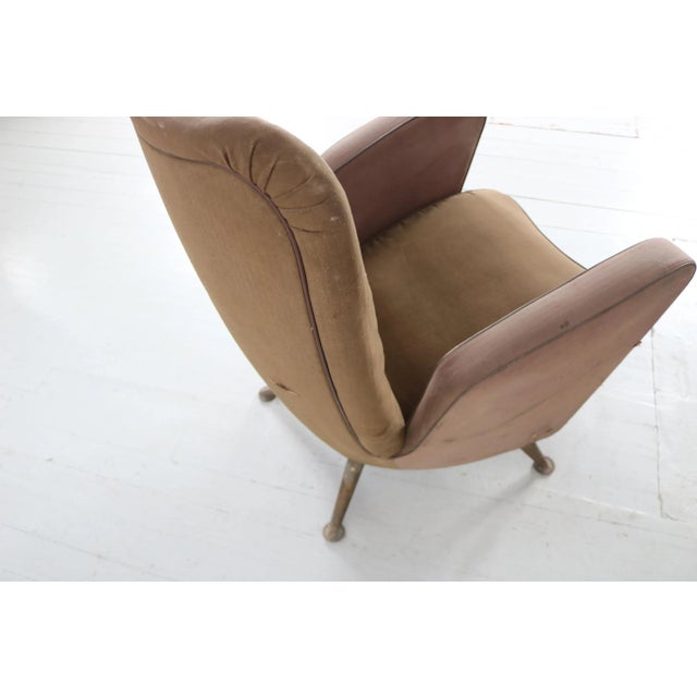 Lounge Chair by Gio Ponti and Giulio Minoletti For Sale - Image 14 of 18
