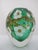 American Chris Heilman Multi-Layered Glass Green Plum Blossom Paperweight Vase Sculpture For Sale - Image 3 of 11