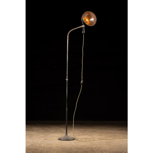 Industrial Vintage Repurposed Zorex Infra-Red Therapeutic Gooseneck Lamp by Ajusco For Sale - Image 3 of 14