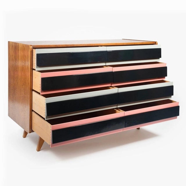 The famous u-450 series cabinet was designed in 1958 for czechoslovak national company interiér praha by czech designer...