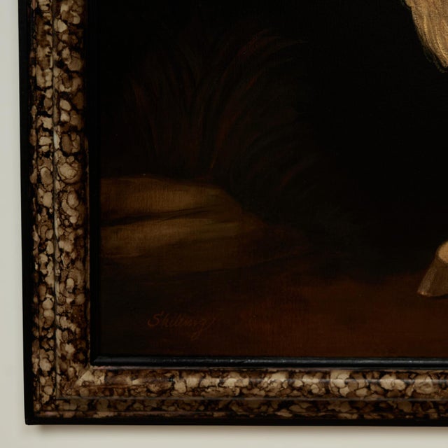 Textile Large Vintage Paintings of a Sheep by Skilling For Sale - Image 7 of 12