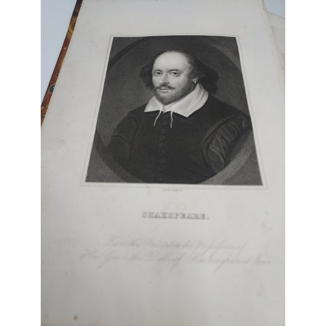 Mid 19th Century Shakespeare Complete Works Eight Volumes Published Boston Phillips Sampson & Co. 1850 For Sale - Image 5 of 12