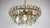 Brass and Lead Crystal 6-Light Chandelier from Palwa, 1960s For Sale - Image 9 of 10
