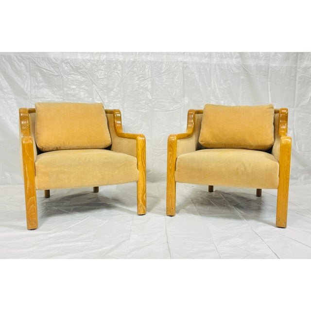 Mid-Century Modern Pair of Mid-Century Modern Lounge Chairs by Monteverdi-Young, Los Angeles 1977 For Sale - Image 3 of 18