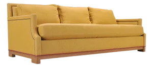 Holly Hunt for Studio H George v Sofa in Goldenrod Fabric