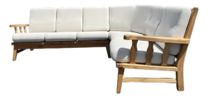 Krogenæs Møbler, Sofa, Sectional, Sculpted Pine, Line, Norway, 1999