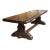 A Robust 19th Century Heavy Oak Monastery Style Dining Table From France For Sale