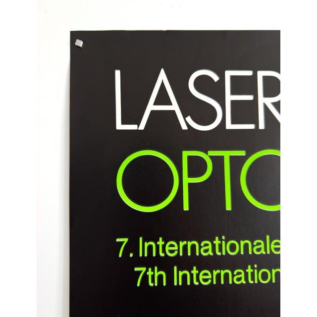 Laser 85 Opto-Elektronik Exhibition Poster, 1985 For Sale - Image 3 of 8