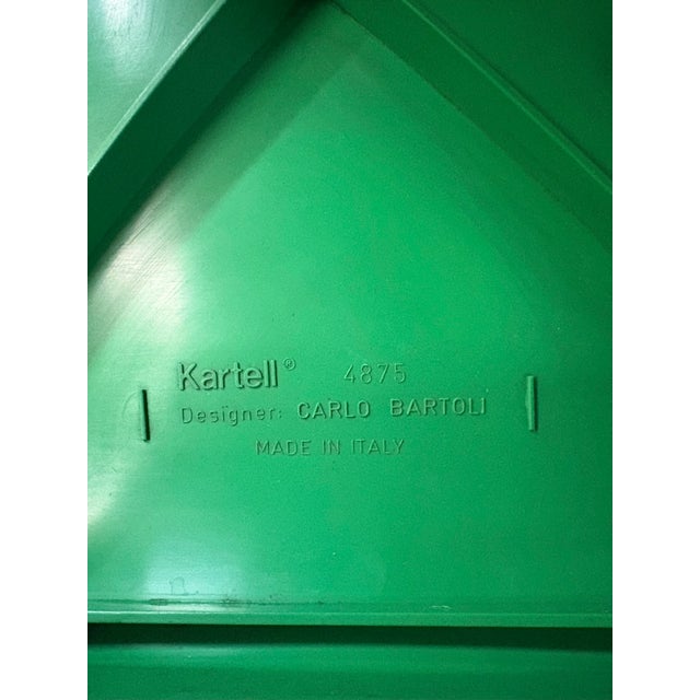 Plastic Vintage Chair by Carlo Bartoli for Kartell, 1970 For Sale - Image 7 of 9