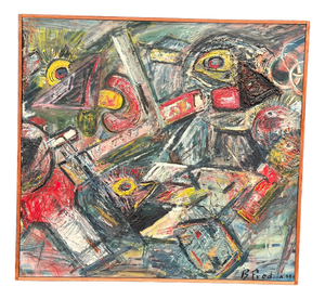 Bengt Fredriksson, Composition, 1960s, Oil on Canvas