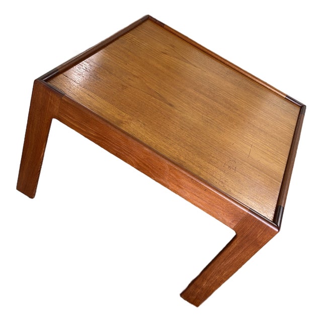 Vintage Danish Modern Teak Coffee Table For Sale