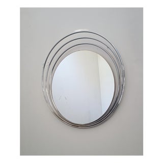 Vintage Space Age Mirror, Italy, 1970s For Sale