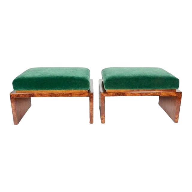 Art Deco Benches, circa 1920s - A Pair For Sale
