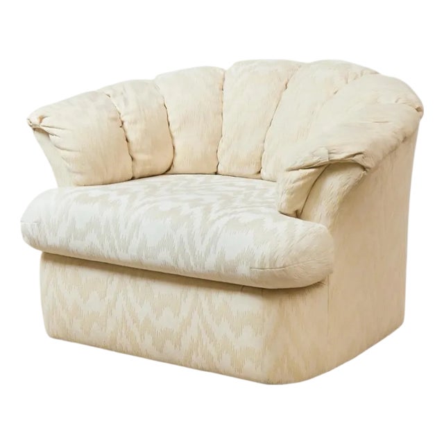 Mid 20th Century Rolled Arm Club Chair For Sale