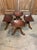 1950s Vintage Sculpted Mahogany Tripod Stools After Adolf Loos - Set of 4 For Sale In Dallas - Image 6 of 10
