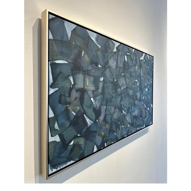 Emma Godebska, Birds, Acrylic and Pigment on Canvas, 2023, Framed For Sale - Image 6 of 10