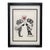 1970s Framed "Personettes" Silhouette Art Lithograph by Julie Dennis, Framed For Sale
