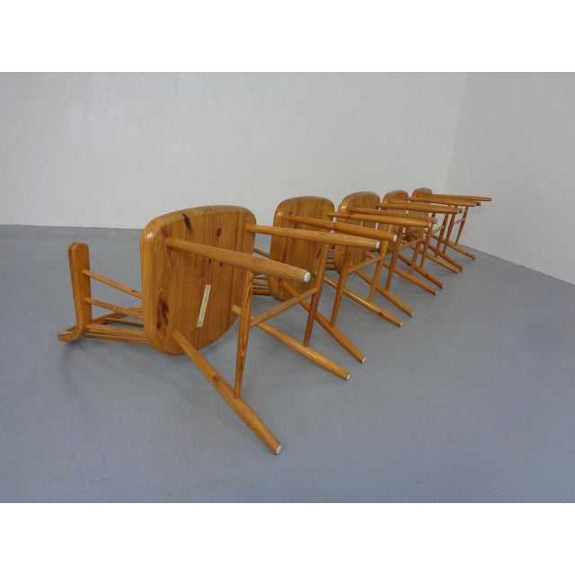 Pine Chairs by Erik Ole Jørgensen, Set of 5 For Sale - Image 10 of 18