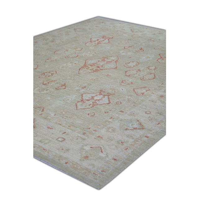 Early 21st Century Modern Turkish Oushak Rug 7'11" x 10'1" For Sale - Image 5 of 7