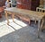 Tan 1980s Rustic Wood Sofa/Console Table For Sale - Image 8 of 9