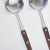 Brown WMF Cromargan Wood & Stainless-Steel Salad Servers Mid Century Modern Dansk For Sale - Image 8 of 11