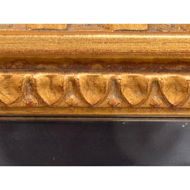 Bespoke Giltwood Beveled Wall Mirror For Sale - Image 11 of 12