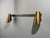 Paavo Tynell Style, Finnish Mid-Century Modern, Large Double Wall Light or Sconce, Pierced Brass, Finland, 1950s A...