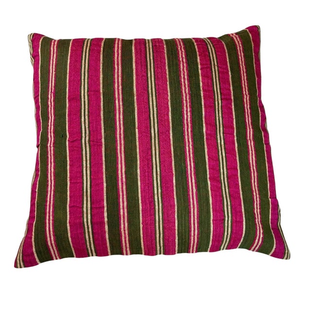 1970s Vintage Turkish Kilim Bench Cushion Cover For Sale - Image 5 of 11