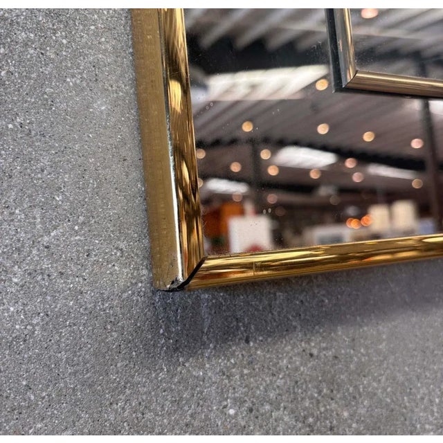 Glass Post Modern Sharon Art Mirror For Sale - Image 7 of 7