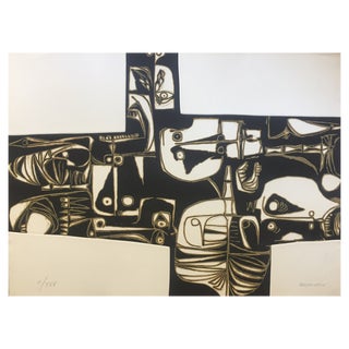 Oswaldo Guayasamin, Milay 2 Variante, 1973, Engraving For Sale