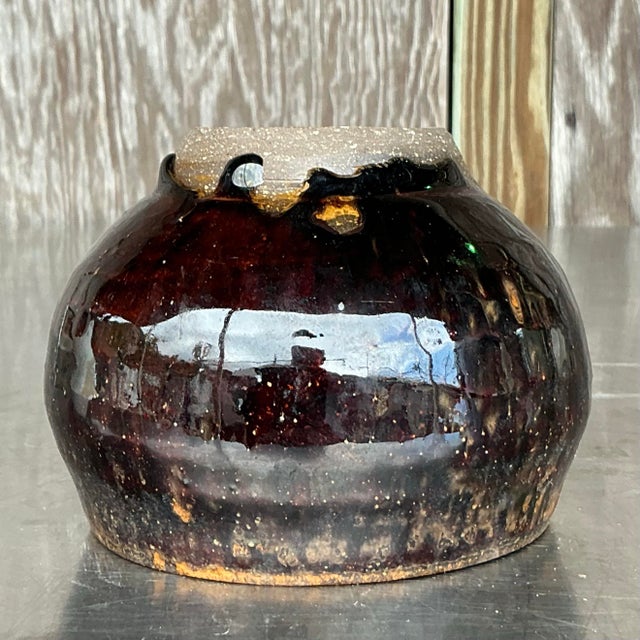 Boho Chic Vintage Boho Original Studio Pottery Bowl For Sale - Image 3 of 7