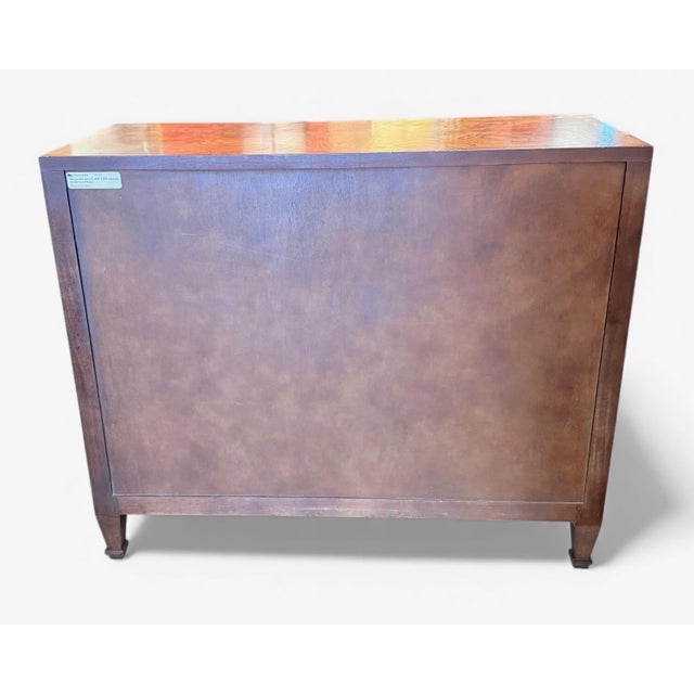 Chest With Silver Leaf and Burl Veneers For Sale - Image 4 of 12