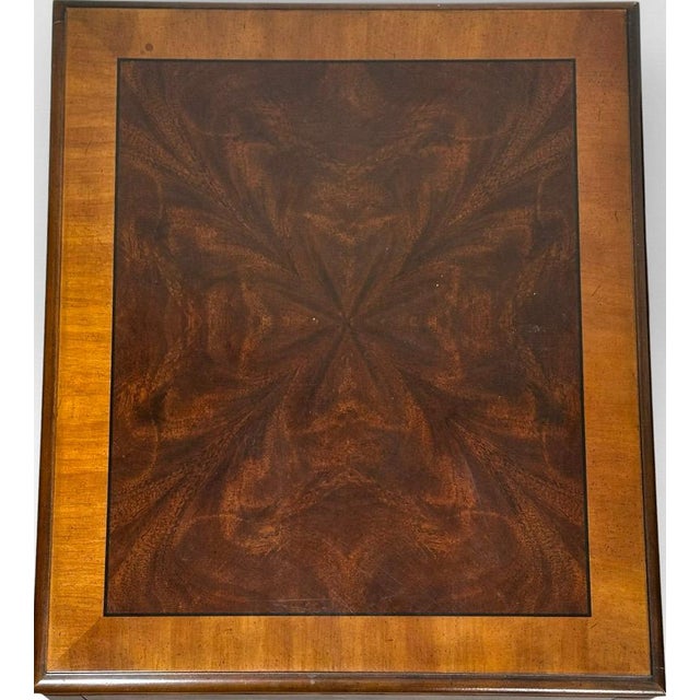 Pair of Vintage Drexel Heritage Chinese Chippendale Burlwood End Tables For Sale - Image 11 of 18